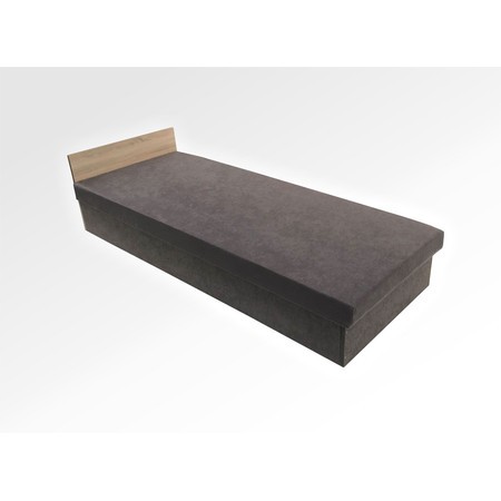 Válenda Chrisi D90 - 90x200 cm Černá Panty vlevo Dub sonoma Graja