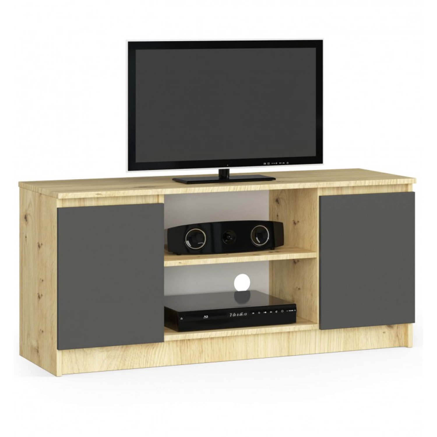 TV stolek RTV K120 dub artisan oak/grafit-šedá Akord